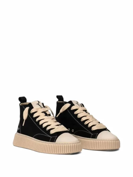 Sneakerși Rhun din canvas negru