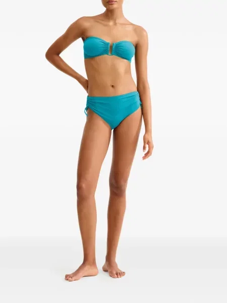 Bikini Eres cu talie înaltă albastru
