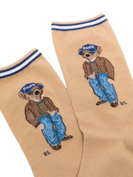 Πλεκτό polo Polo Ralph Lauren με κουκούλα καφέ