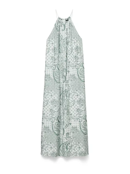 VERO MODA Rochie de vară VMCILLE HILDA stuf / pastel verde