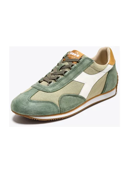 Sneakersy Diadora skórzane zielone