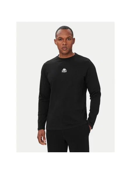 Kappa Marškinėliai ilgomis rankovėmis Regular Fit juoda