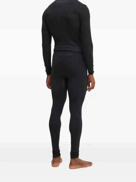 Leggings Compressport cu imagine negru