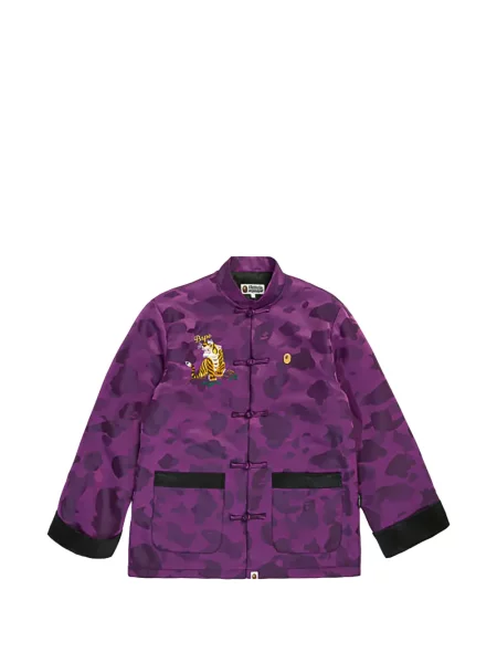 Geacă A Bathing Ape® cu dungi de tigru violet