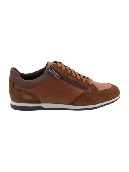 Sneakersy Geox brązowe