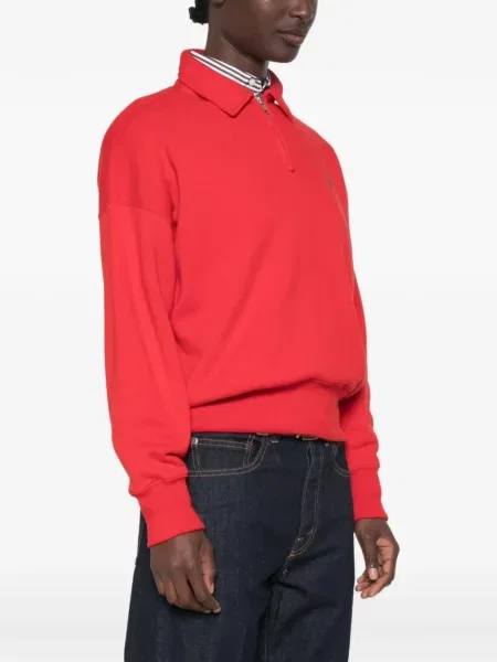 Поло тениска Polo Ralph Lauren бродирана червено