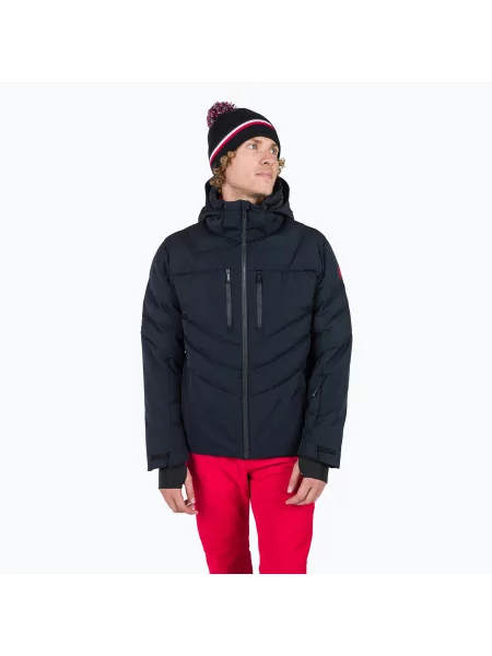 Férfi sídzseki Rossignol Blackside Puffy black Blackside Puffy fekete