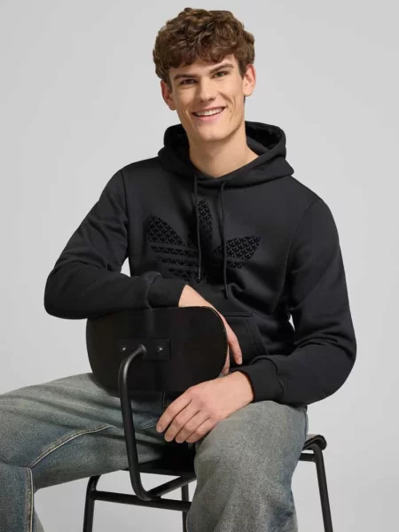 Bluza z kapturem z kapturem Adidas Originals czarna