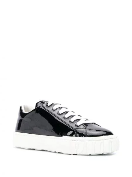 Lakierowane sneakersy Miu Miu skórzane