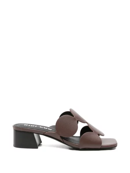 Papuci tip mules Bibi Lou maro