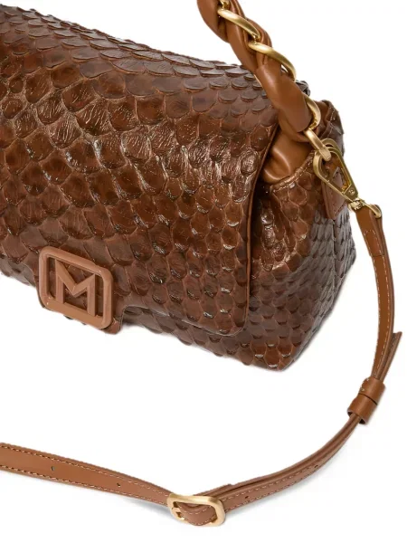 Geantă shopper Marella țesută maro