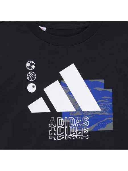 Tricou copii Adidas negru