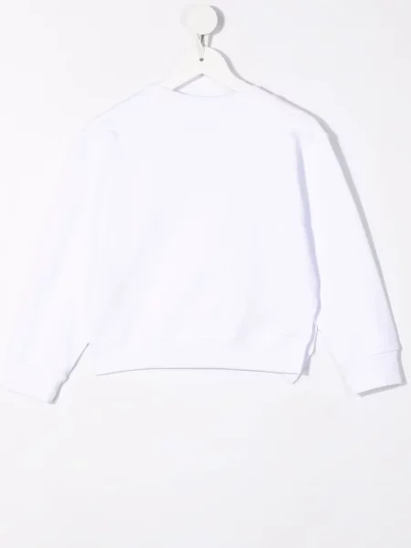 Dětska mikina Dsquared2 bílá
