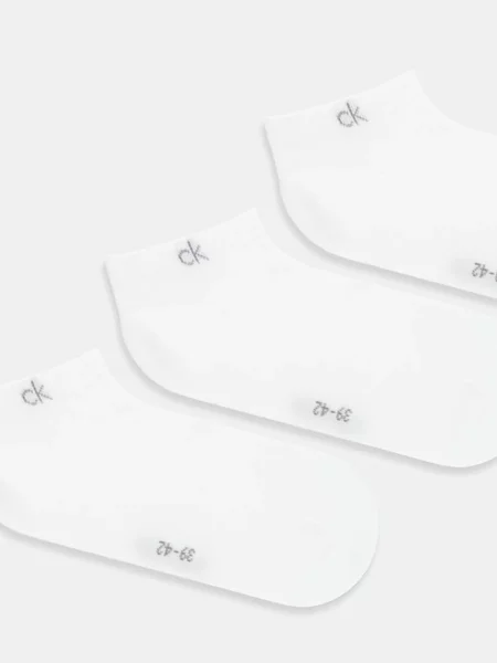 Calvin Klein ponožky pánske s bavlnou biela