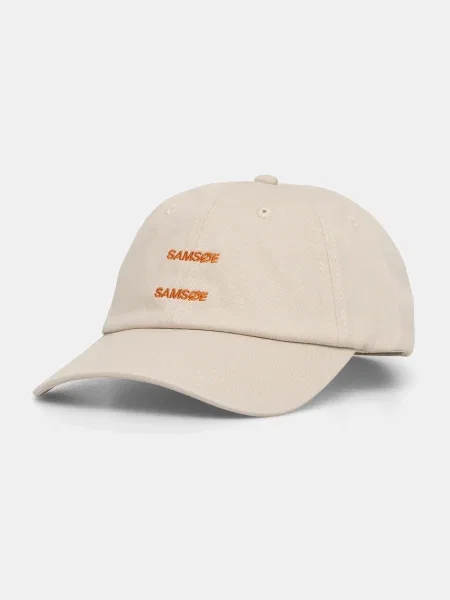 Kapa sa šiltom Samsoe Samsoe SAADDIE s aplikacijom bež