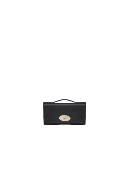 Kopertówka Mulberry skórzana czarna