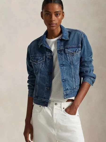 Polo Ralph Lauren geaca jeans albastru