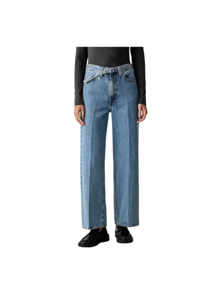 Szerokie jeansy Levi's niebieskie