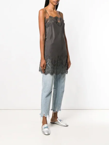 Długa linia bluzka Gold Hawk szara