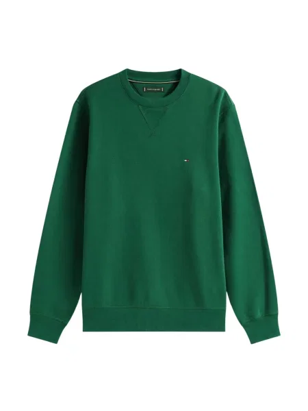 Bluza nierozpinana Tommy Hilfiger polarowa zielona