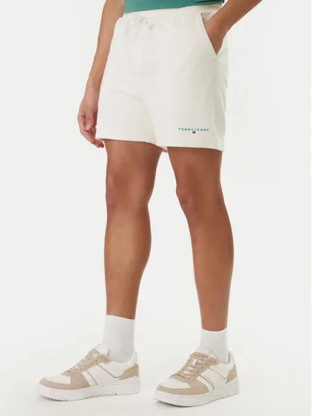 Tommy Jeans Rövidnadrág fehér
