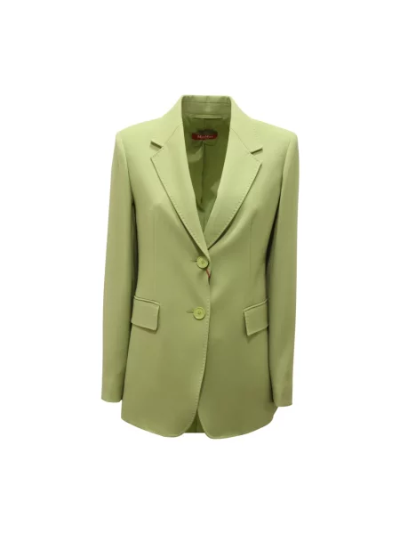 Marynarka Max Mara wełniana zielona