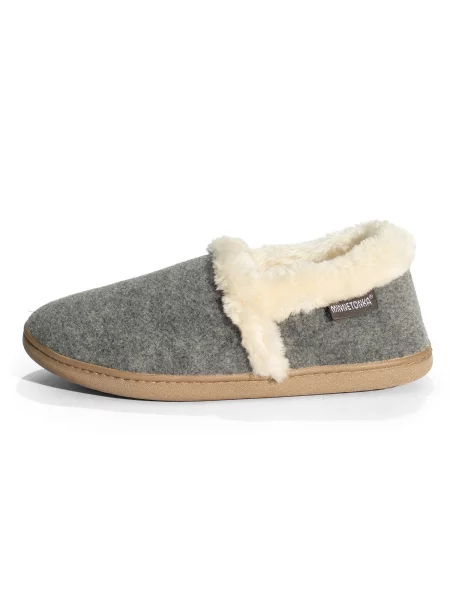 Minnetonka Slip On cipele Dina melange siva
