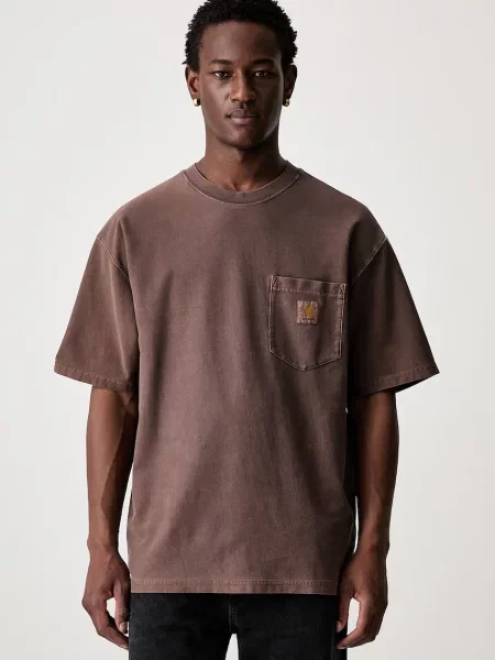 Carhartt WIP S/S Loose Pocket t-shirt ανδρικό καφέ