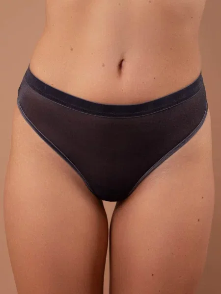 Трусики бразилиана сірі