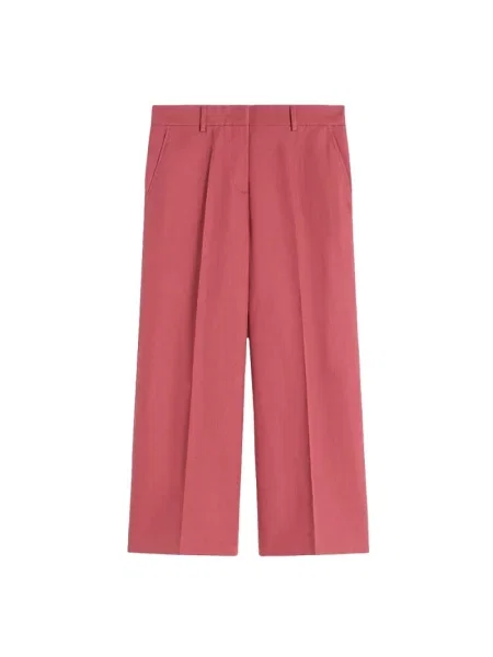 Weekend Max Mara Spodnie Kobieta M Pantalone lungo czerwony