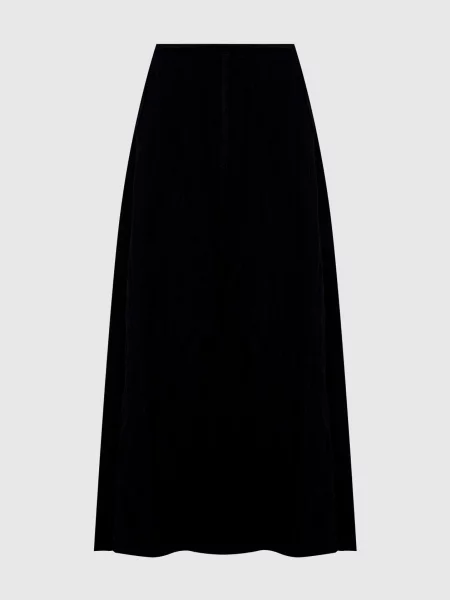 Спідниця з вовною з ефектом жатки Marc Le Bihan чорна