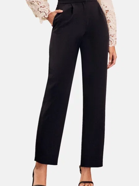 Love & roses Pantaloni negru