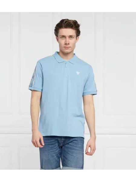 GUESS ACTIVE Polo EDMUND | pique albastru