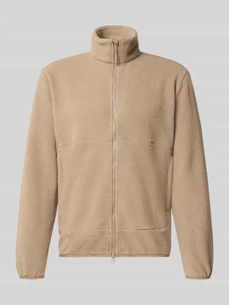 Kardigan rozpinany o kroju regular fit ze stójką model JASON' Only & Sons beżowy