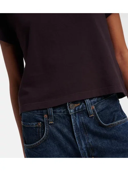 Tricou Agolde din jerseu violet