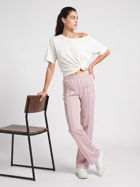 Pantaloni Puma alergare roz