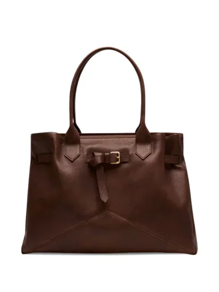 Δερμάτινη τσάντα shopper Ballantyne καφέ