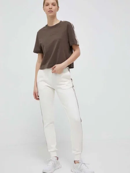 GUESS Pantaloni sport crem bej
