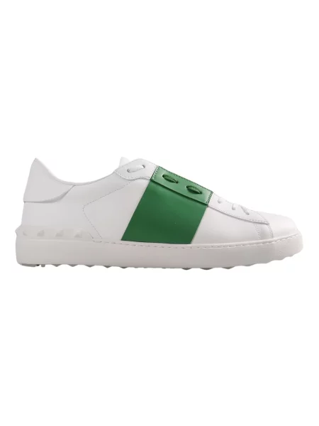 Sneakersy Valentino Open skórzane białe