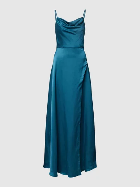 Sukienka wieczorowa w stylu kopertowym Luxuar Fashion