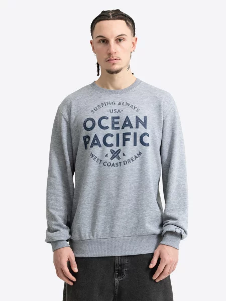 Ocean Pacific Mikina GUSH námornícka modrá sivá