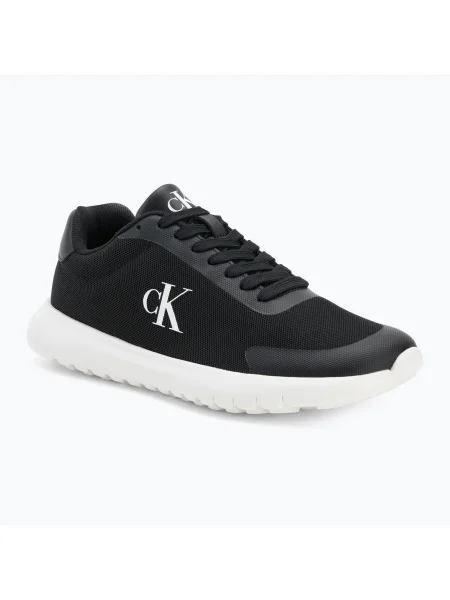 Sneakerși Calvin Klein plasă alb
