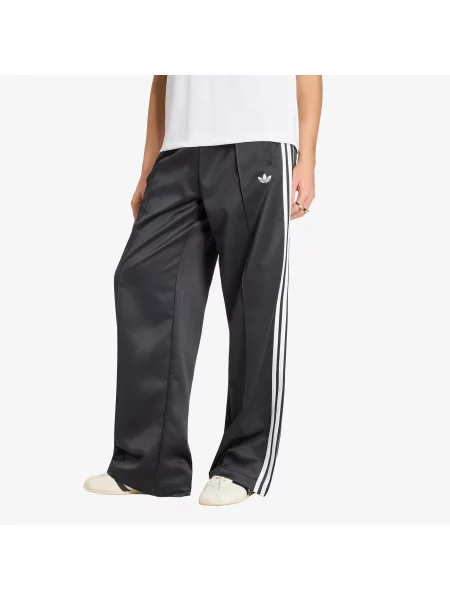 Потници adidas Satin Sst Loose Track Pant Black/ White L бяло