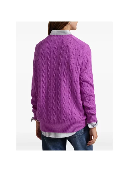 Sweter Ralph Lauren fioletowy