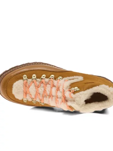 Botine Merrell cu șireturi din dantelă maro