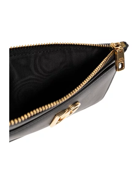 Portfel Dolce And Gabbana skórzany z logo czarny