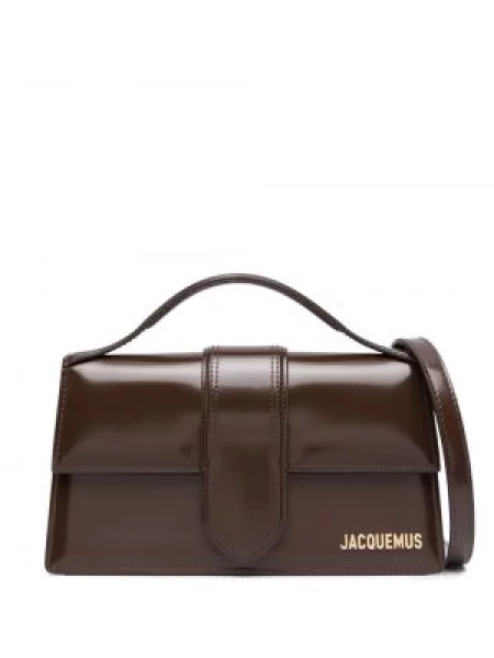 Τσάντα shopper Jacquemus καφέ