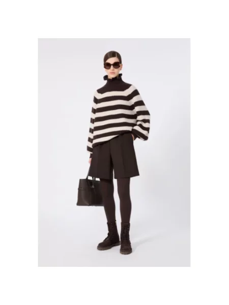 Sweter z golfem Max Mara wełniany
