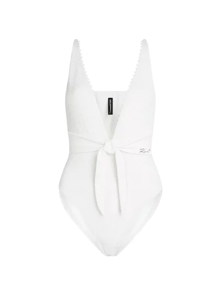 Karl Lagerfeld Costum de baie întreg crem