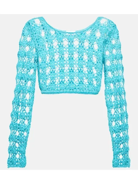 Top Anna Kosturova o krotszym kroju zielony